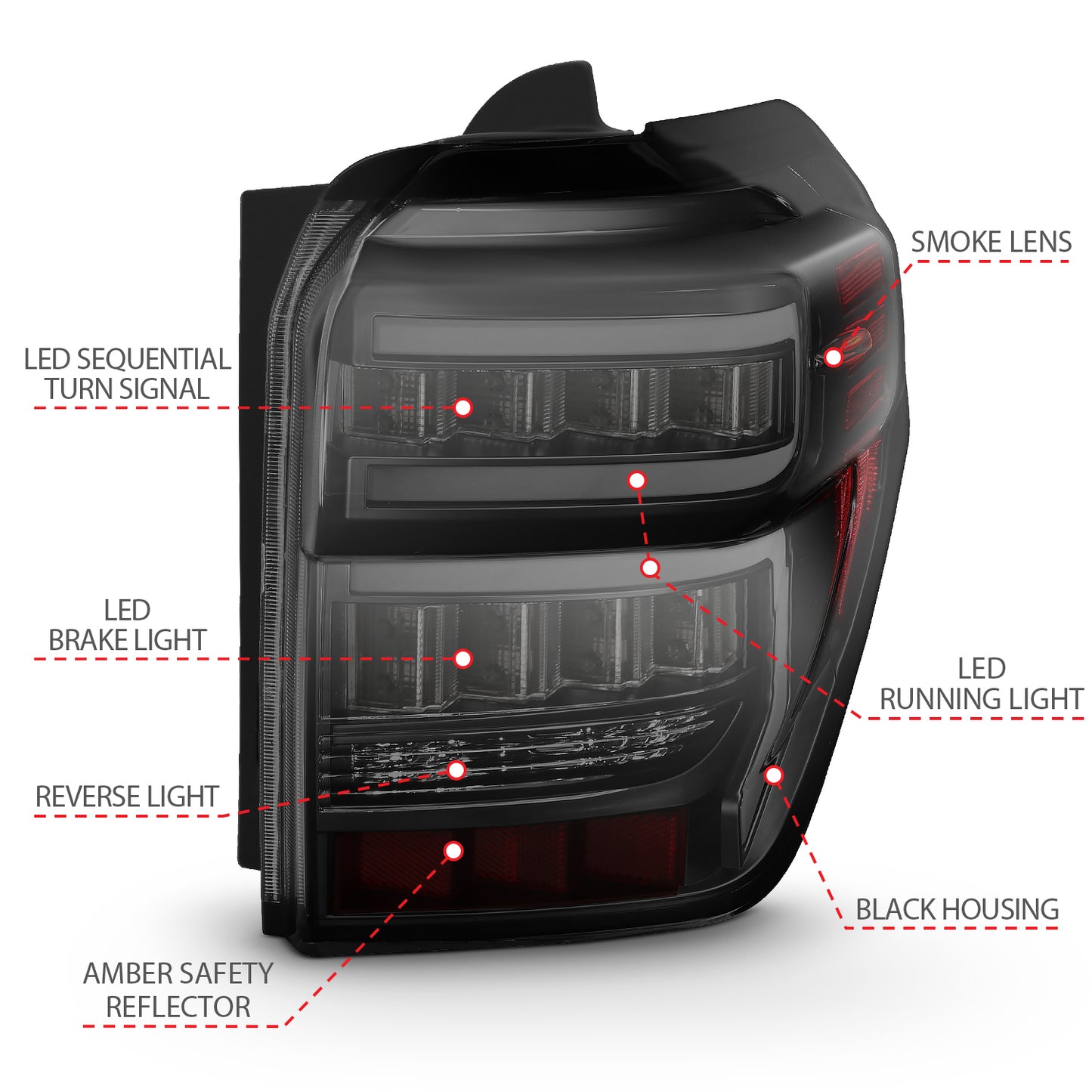 ANZO USA - Tail Light Assembly - 311312