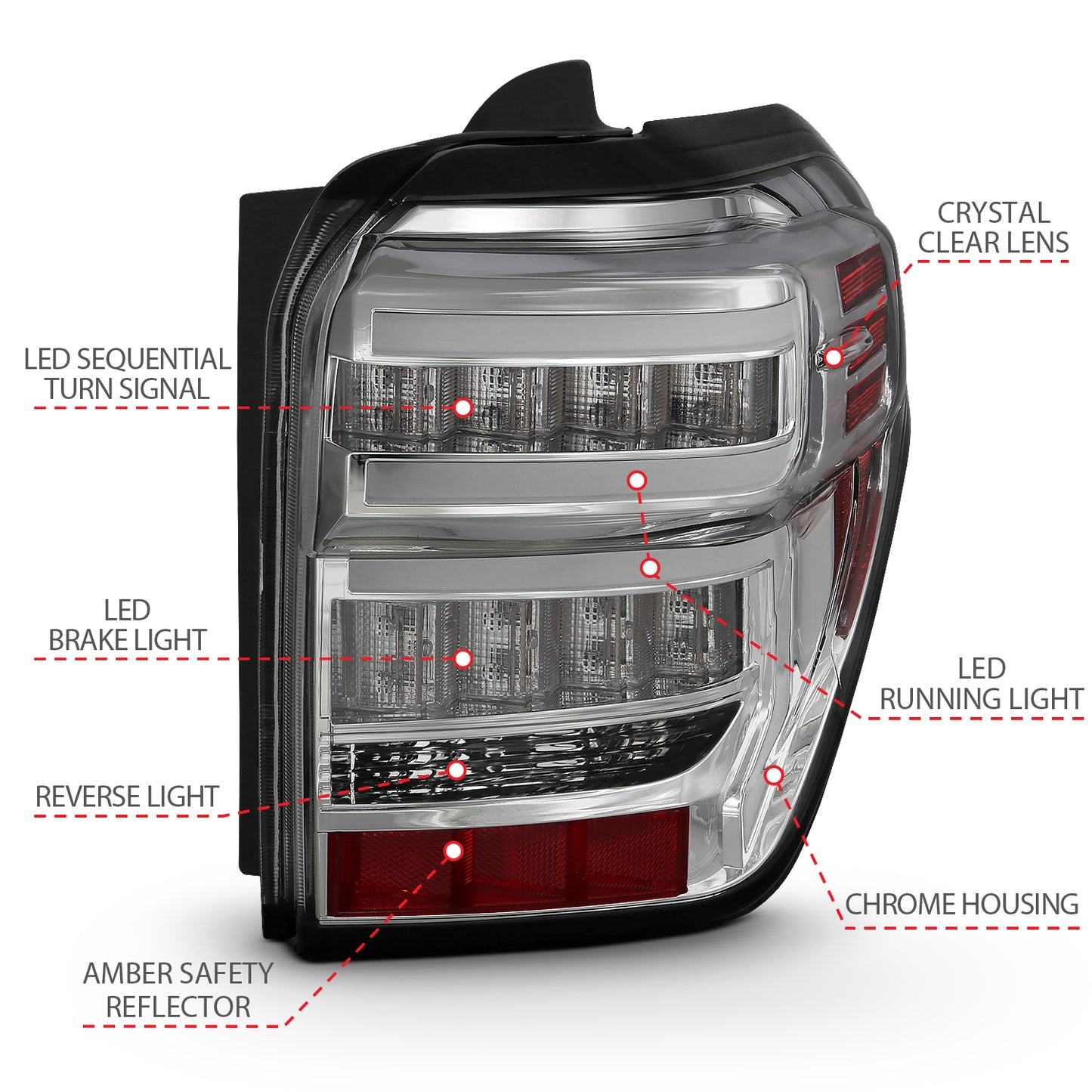 ANZO USA - Tail Light Assembly - 311313