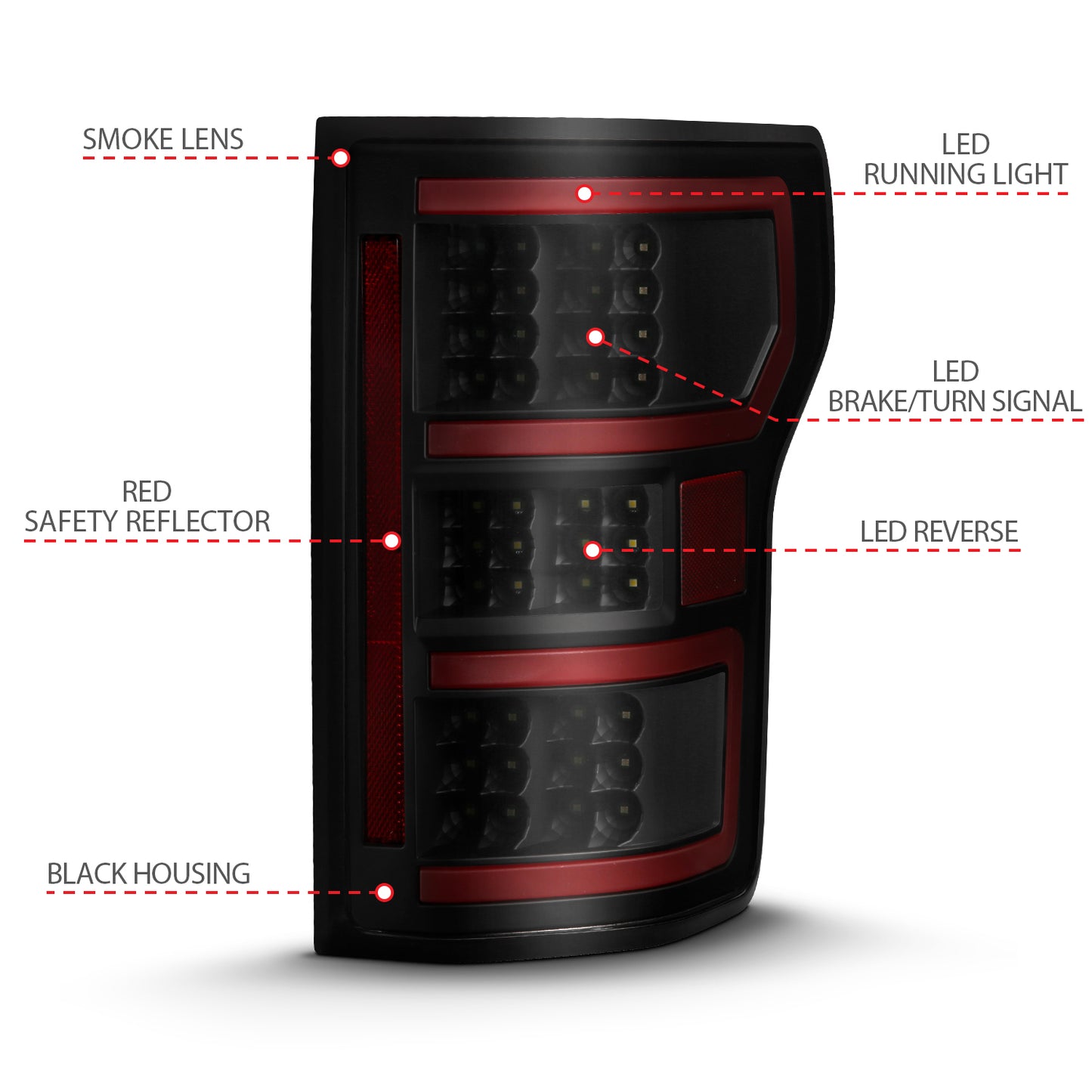 ANZO USA - LED Tail Lights - 311314