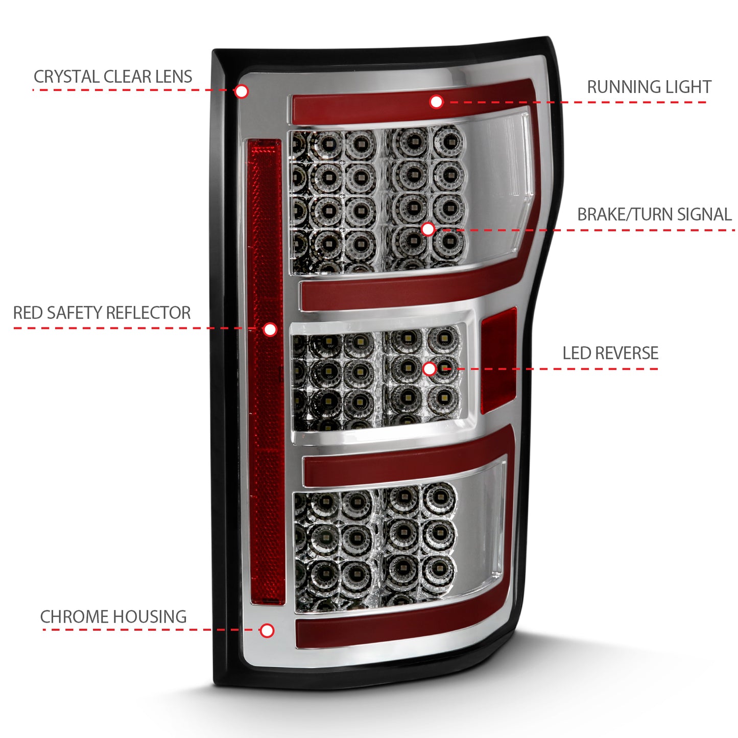 ANZO USA - LED Tail Lights - 311316