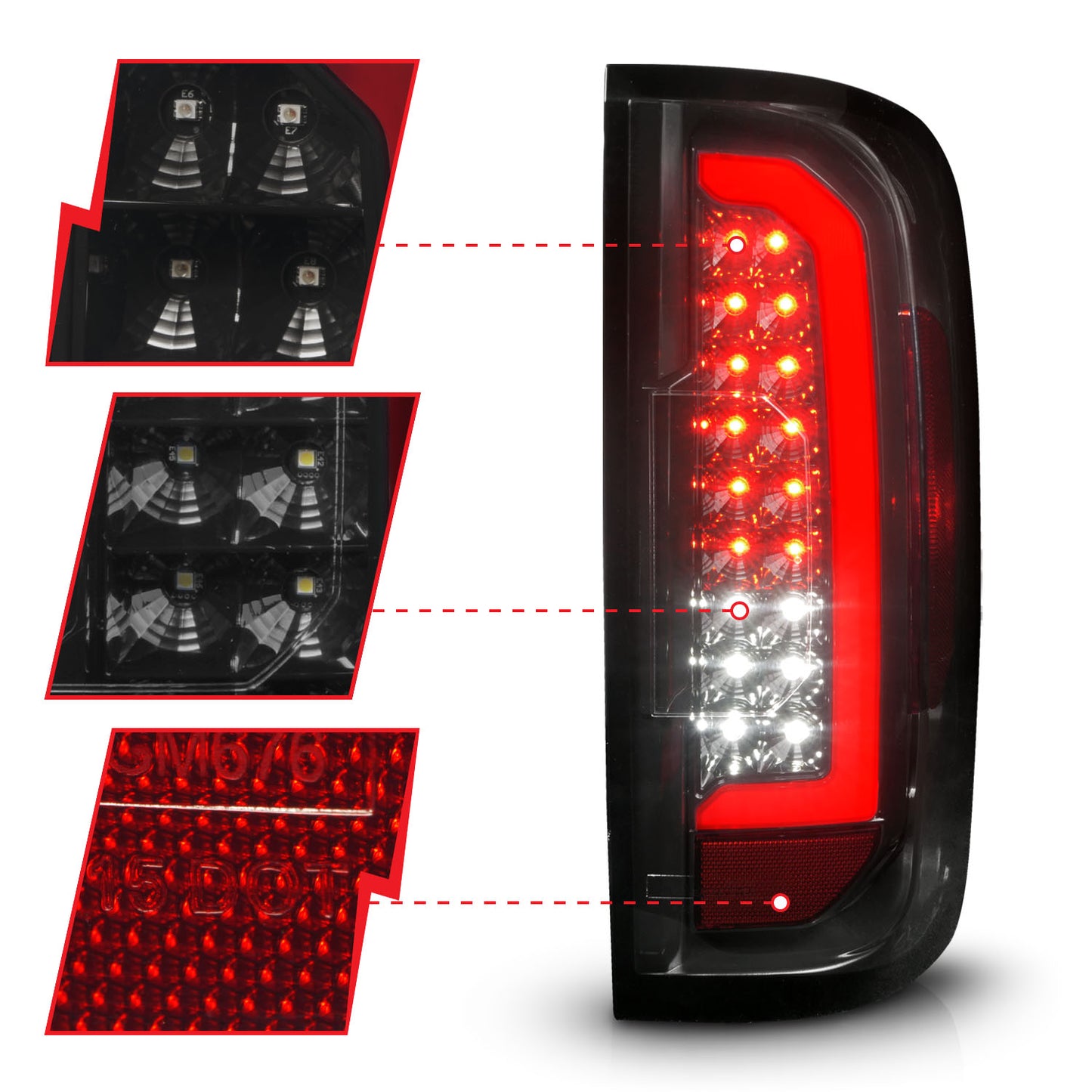 ANZO USA - Tail Light Assembly - 311435
