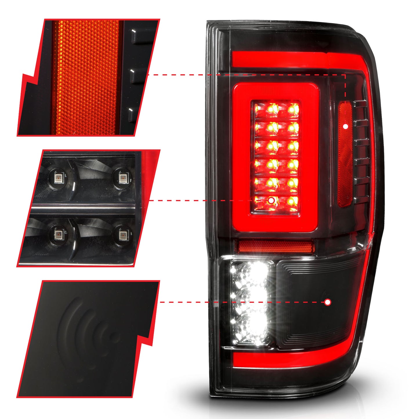 ANZO USA - Tail Light Assembly - 311446