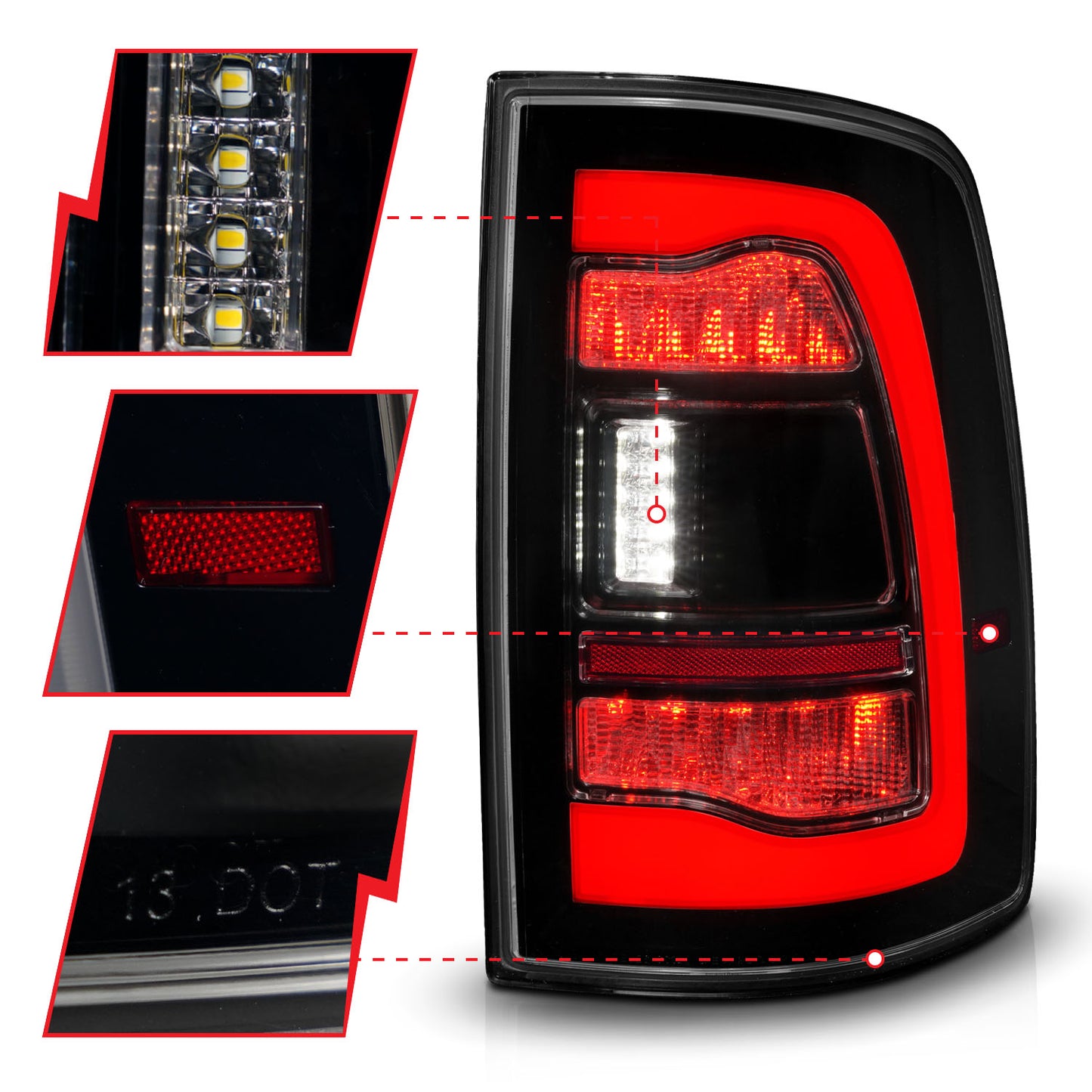 ANZO USA - Tail Light Assembly - 311470