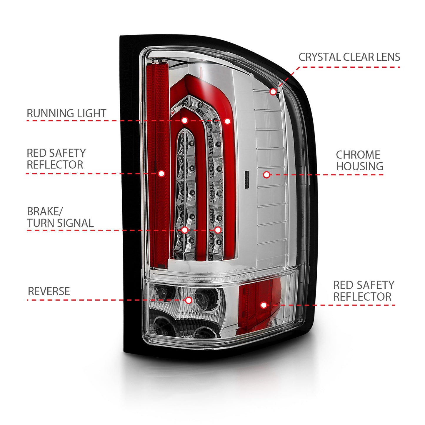 ANZO USA - ANZO USA Led Taillights - 321341