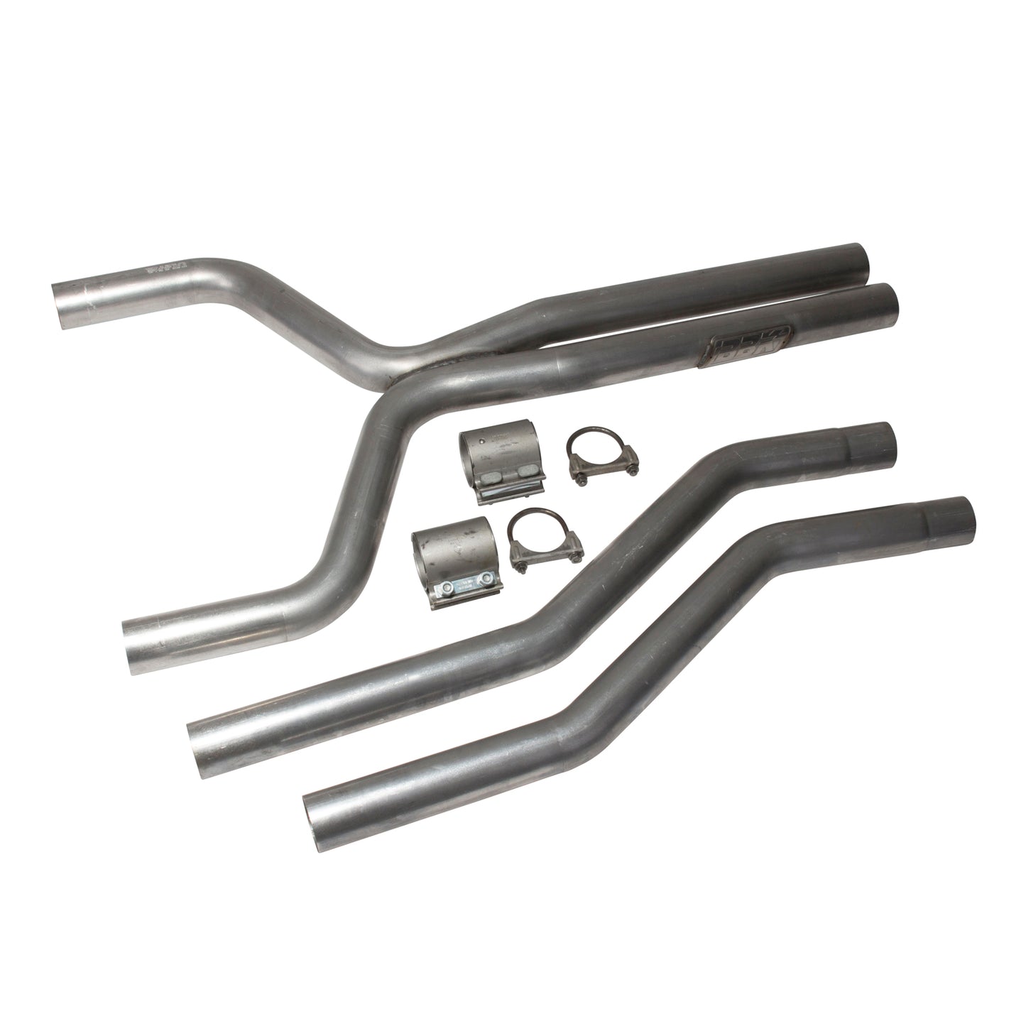 BBK CAMARO V6 2-1/2 MID X PIPE (ALUMINIZED)