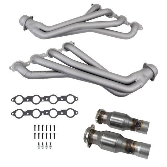 16-24 CAMARO LT1 1-7/8 LONG TUBE HEADERS PLUS MID PIPES (TITANIUM CERAMIC)