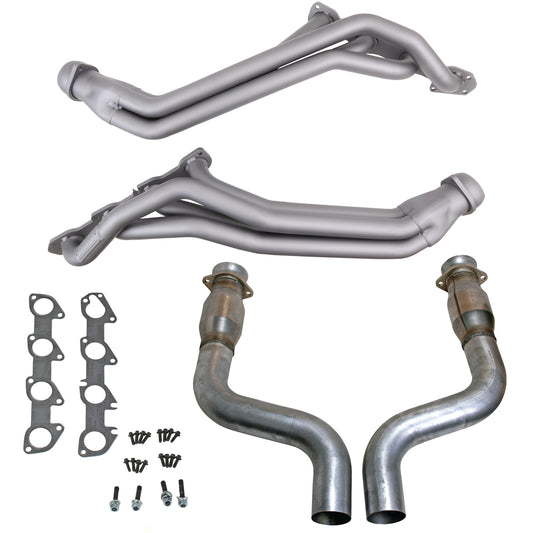 09-24 CHALL CHAR 5.7L HEMI 1-3/4 LONG TUBE HEADERS PLUS MID PIPE (TITANIUM)