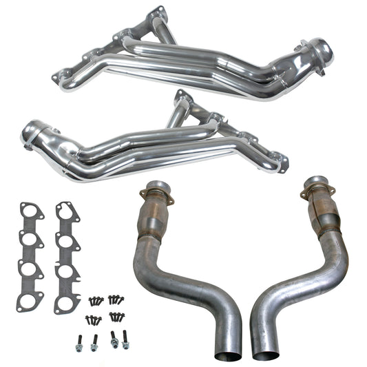 09-24 CHALL CHAR 5.7 HEMI 1-3/4 LONG TUBE HEADERS PLUS MID PIPE (SILVER CERAMIC)