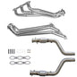 05-10 DODGE CHALL/CHAR V6 1-5/8 LONG TUBE HEADERS PLUS MID PIPE (SILVER CERAMIC)