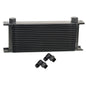 16 Row Series 10000 Stack Plate Oil Fluid Cooler 90 Degree Swivel -8AN