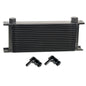 16 Row Series 10000 Stack Plate Oil Fluid Cooler 90 Degree Swivel -10AN