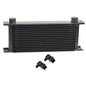 16 Row Series 10000 Stack Plate Oil Fluid Cooler 90 Degree Swivel -6AN