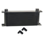 16 Row Series 10000 Stack Plate Oil Fluid Cooler 90 Degree Swivel -8AN