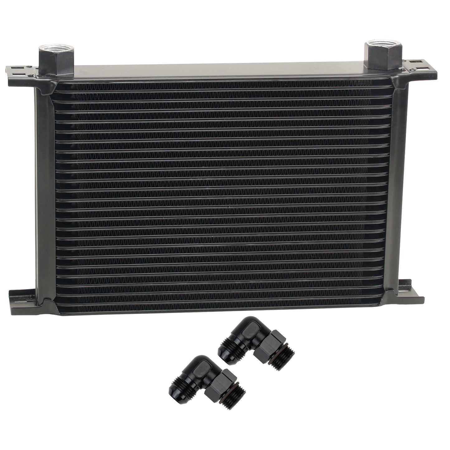 25 Row Series 10000 Stack Plate Fluid Cooler 90 Degree Swivel -10AN