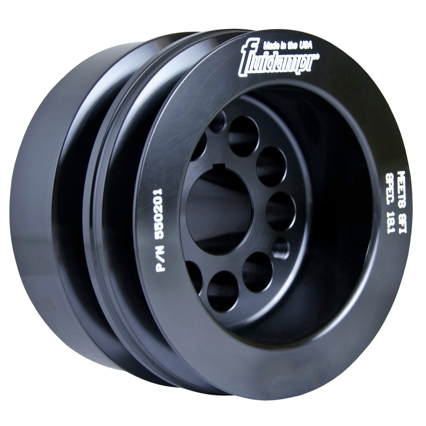 Fluidampr - 550201 - Harmonic Balancer - Fluidampr - Ford Flathead V8 With Wide Belt Pulley - Each