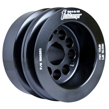 Fluidampr - 550201 - Harmonic Balancer - Fluidampr - Ford Flathead V8 With Wide Belt Pulley - Each