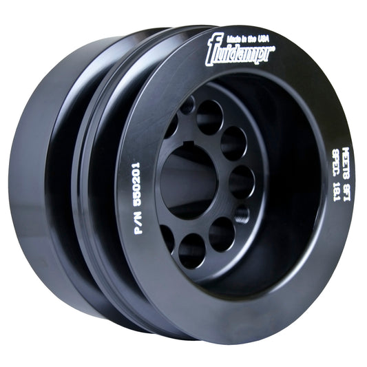 Fluidampr - 550201 - Harmonic Balancer - Fluidampr - Ford Flathead V8 With Wide Belt Pulley - Each