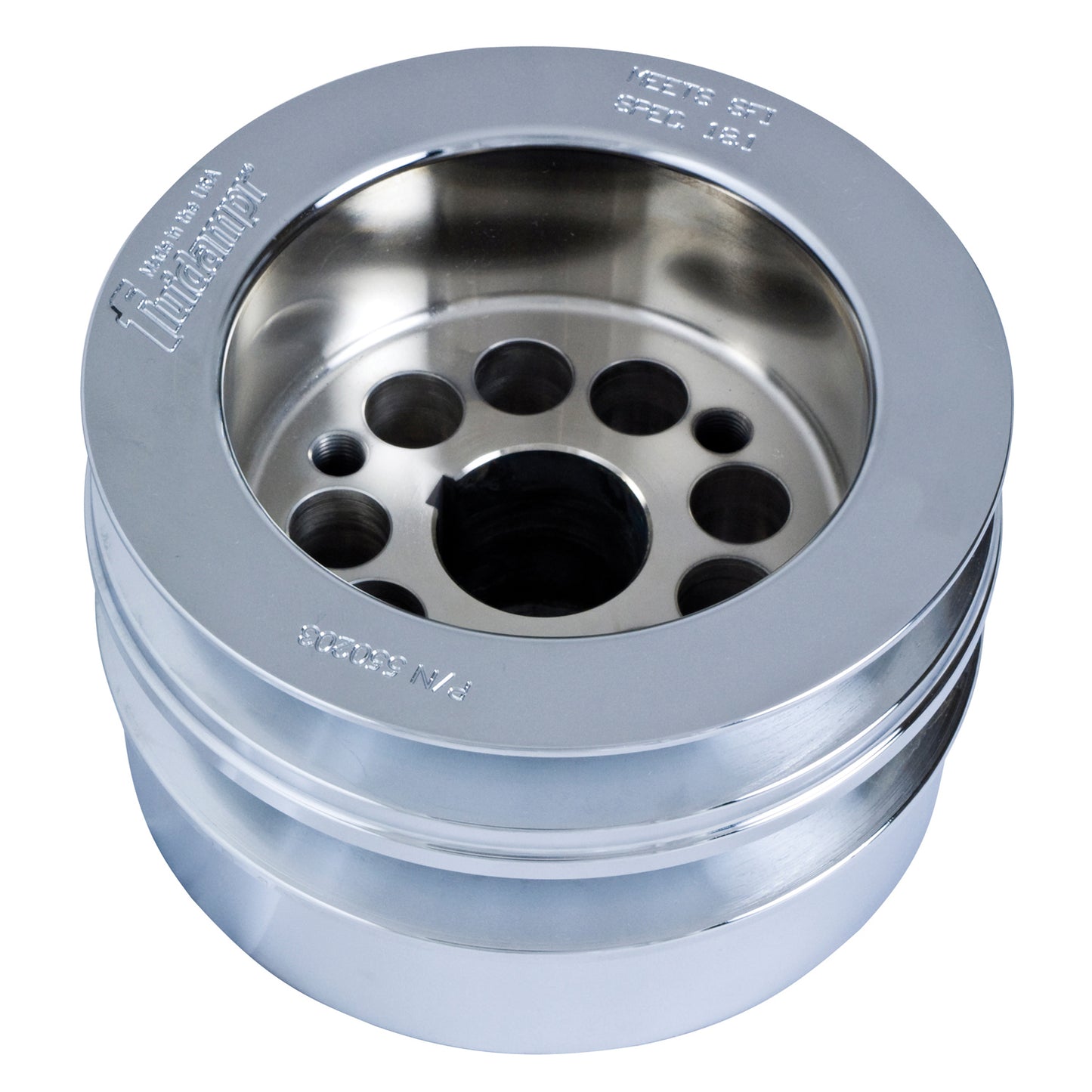 Fluidampr - 550203 - Harmonic Balancer - Fluidampr - Ford Flathead V8 With Wide Belt Pulley - Each