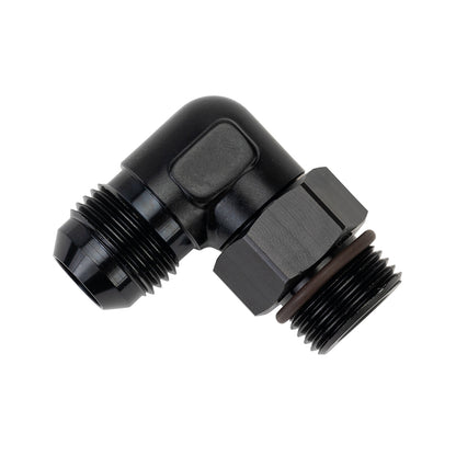 Aluminum Swivel Fitting 90° 7/8-14 UNF X -10AN Male