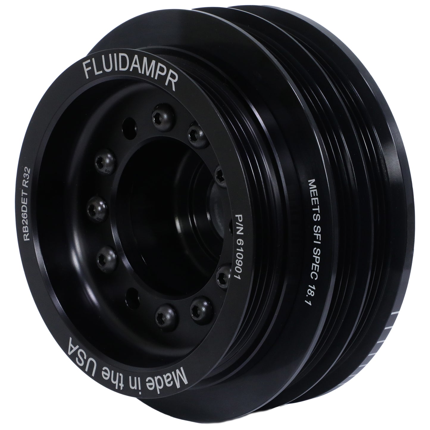 Fluidampr - 610901 - Harmonic Balancer - Fluidampr - Nissan Skyline R32 GTR - 1989-1994 RB26DET Phase1