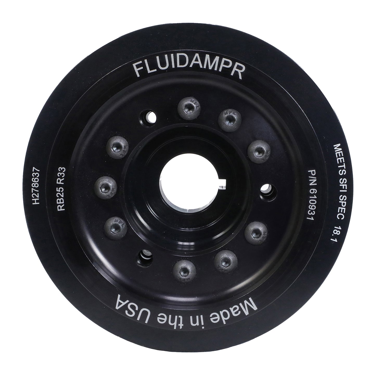 Fluidampr - 610931 - Harmonic Balancer - Fluidampr-Nissan RB25DET NON NEO