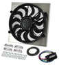 Powerpack - High Output Single 17" RAD Fan/Alum Shroud Kit W/ PWM Controller