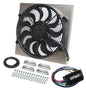 Powerpack - High Output Single 17" RAD Fan/Alum Shroud Kit W/ PWM Controller