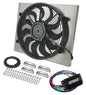 Powerpack - High Output Single 17" RAD Fan/Alum Shroud Kit W/ PWM Controller