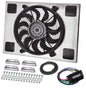 Powerpack - High Output Single 14" RAD Fan/Alum Shroud Kit W/ PWM Controller