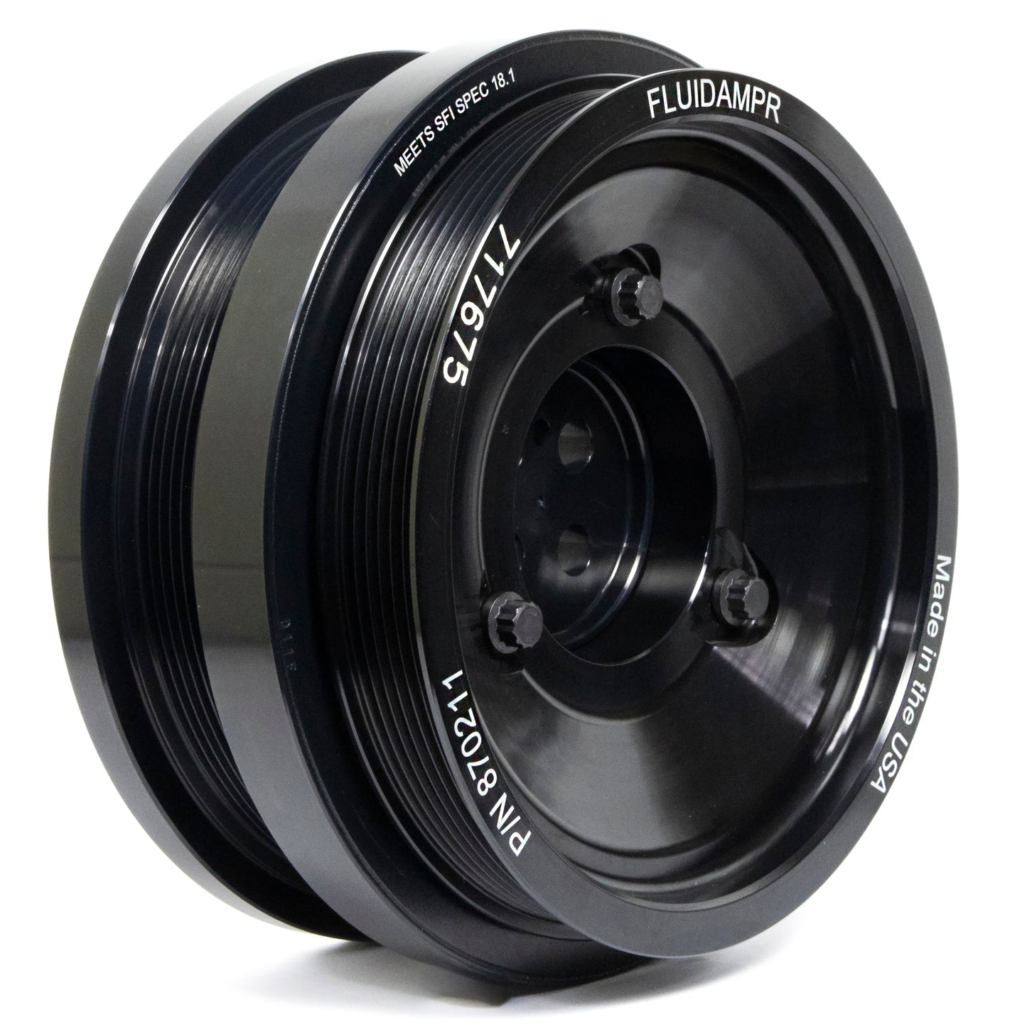 Fluidampr - 870211 - Harmonic Balancer - Fluidampr - Ford -2003-2007 -6.0L Power Stroke Dual Alt -Each