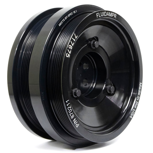 Fluidampr - 870211 - Harmonic Balancer - Fluidampr - Ford -2003-2007 -6.0L Power Stroke Dual Alt -Each