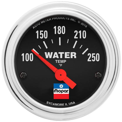 AutoMeter 2-1/6 in. Water Temp Gauge 100-250°F Mopar Classic - ATM-880787
