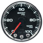 AutoMeter 2-1/16 In. Boost Gauge 0-100 PSI Spek-Pro Black/Chrome, Clear Lens - ATM-P30531
