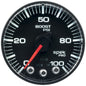 AutoMeter 2-1/16 in. Boost Gauge 0-100 PSI SPEK-PRO Black - ATM-P305328