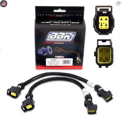 Car ignition cable set with connectors and packaging on a white background