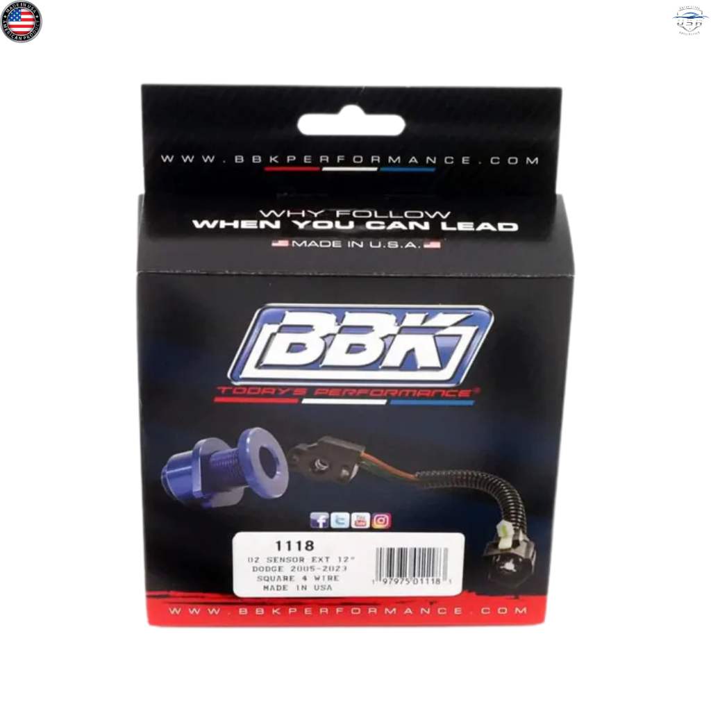 BBK 1118 Front O2 Extensions 12" 4‑Pin 05‑24 Charger Challenger 300 5.7 6.1 6.4