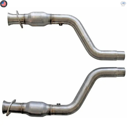 BBK 2005-2012 DODGE HEMI 5.7L SHORT MID PIPE W CONVERTERS FOR BBK 1647/0 HEADERS