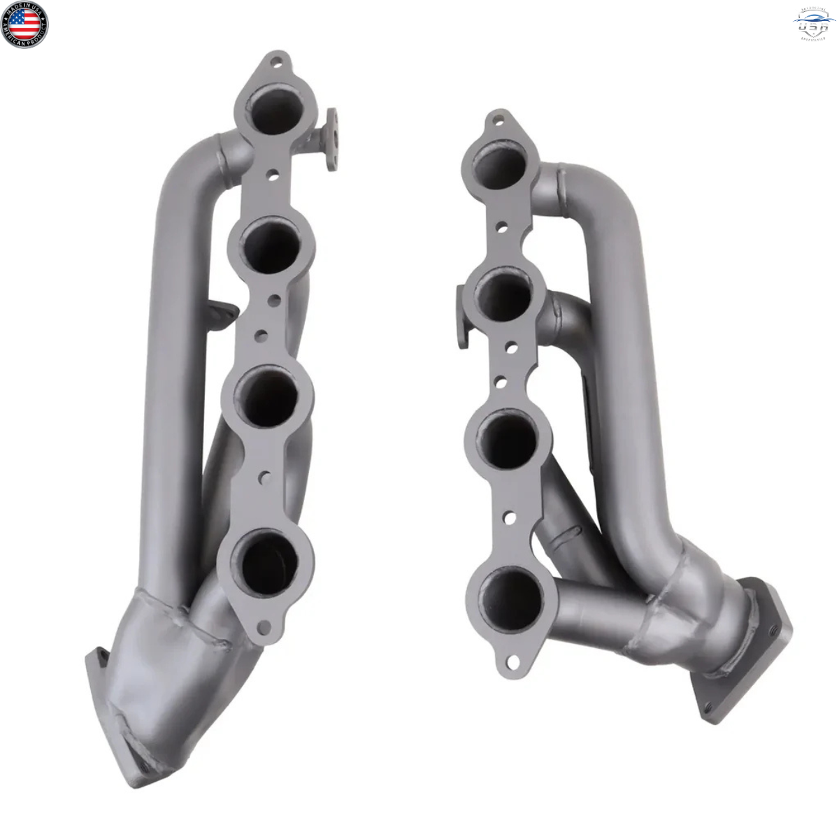 BBK 4005 Shorty Headers Ceramic Coated for 1999‑2013 Chevy GMC 4.8L 5.3L V8