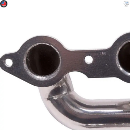 BBK 40060 Shorty Headers Polished Ceramic 1999-2013 Chevrolet GMC Truck SUV 6.0L