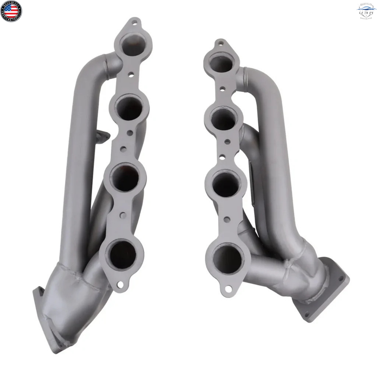 BBK 4006 Shorty Headers Titanium Ceramic 1999-2013 Chevy GMC Truck & SUV 6.0L
