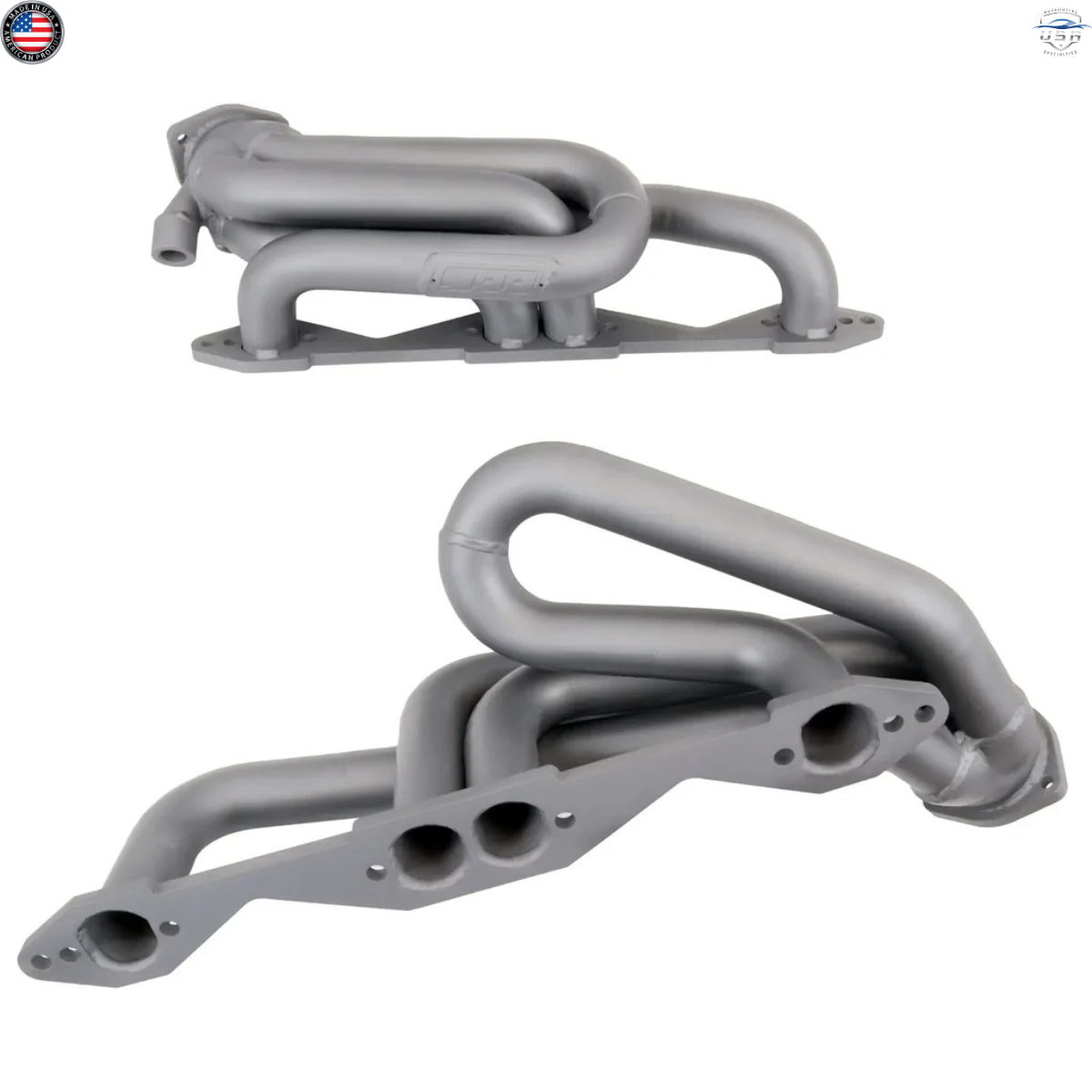 BBK 4007 Shorty Headers Titanium Ceramic 1996-1999 Chevy GMC Truck & SUV 5.0 5.7