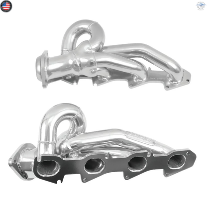 BBK 40140 Polished Shorty Headers 1-3/4 09–18 Ram 1500 HEMI & 19-24 Classic 5.7L