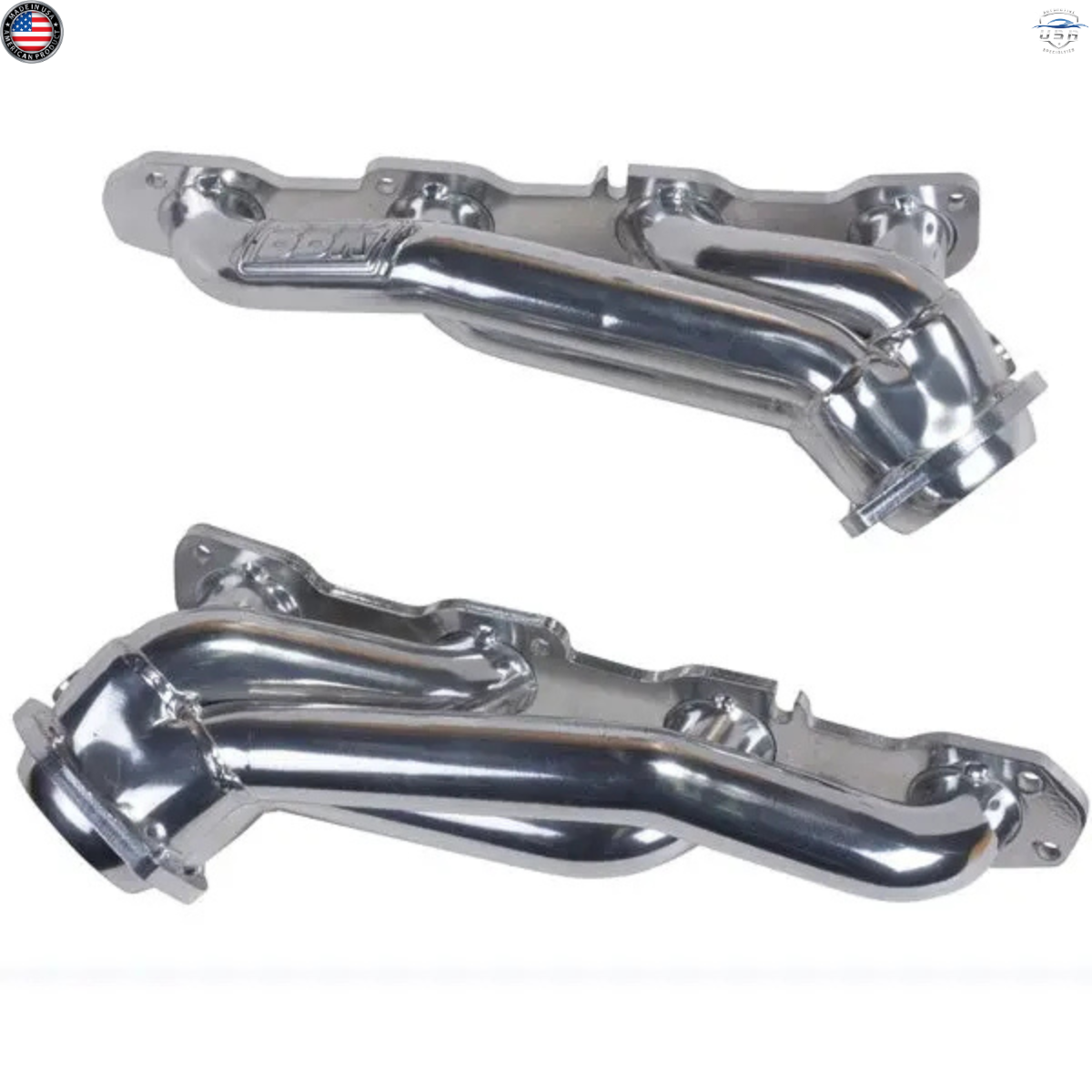 BBK 40280 Shorty Headers 1-3/4 Polished Ceramic 2009-2023 Challenger Charger 5.7L