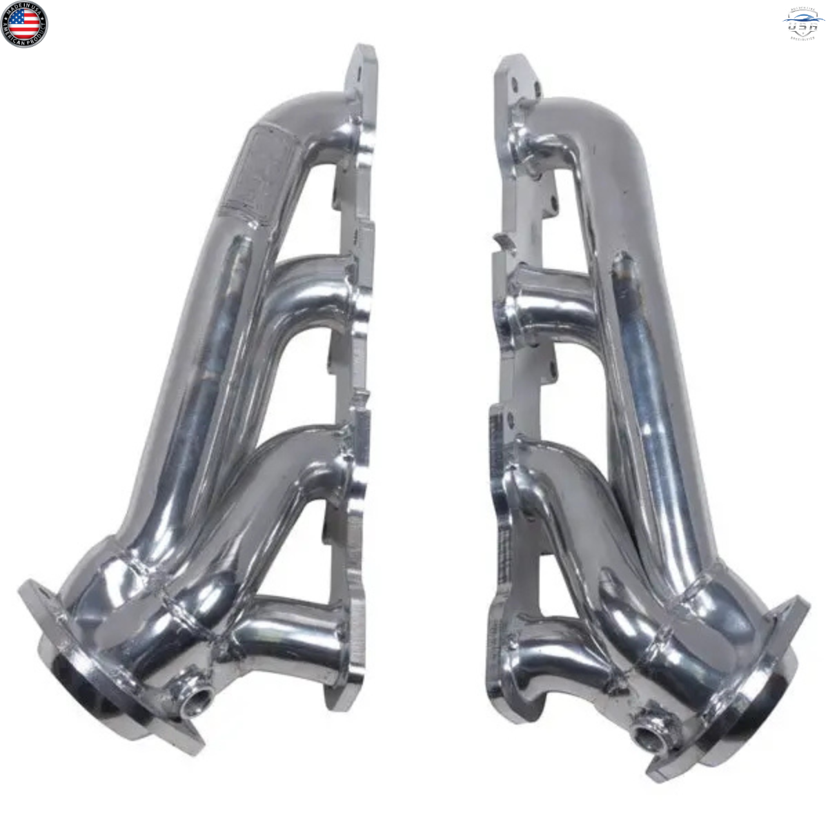 BBK 40280 Shorty Headers 1-3/4 Polished Ceramic 2009-2023 Challenger Charger 5.7L