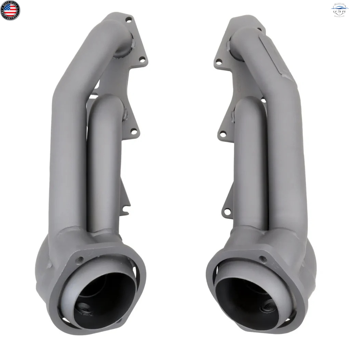 BBK 4028 Shorty Headers 1-3/4 Titanium Ceramic 2009-2023 Challenger Charger 5.7L