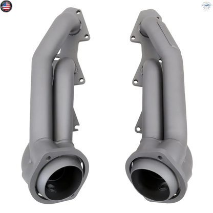 BBK 4028 Shorty Headers 1-3/4 Titanium Ceramic 2009-2023 Challenger Charger 5.7L