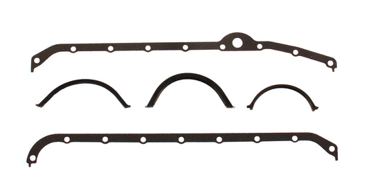 Cometic Gasket Automotive Chevrolet Gen-1 Small Block V8 Oil Pan Gasket Kit; Left Side Dipstick (Hole Removed); Clearance For Stroker Cranks; Side Rails Only