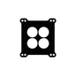 Cometic Gasket Automotive Holley 4 BBL .060 In Fiber Carburetor Mounting Gasket; 4 Hole; 1.750 In Holes