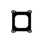 Cometic Gasket Automotive Holley 4 Barrel 4150 Style .039 In Fiber Carburetor Gasket; 3.770 In X 3.880 In; Open Plenum