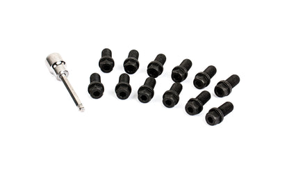 Cometic Gasket Automotive Header Bolts 3/8 - 16 3/4 In; Grade 5 Black Oxide Finish With Hex And Socket Head